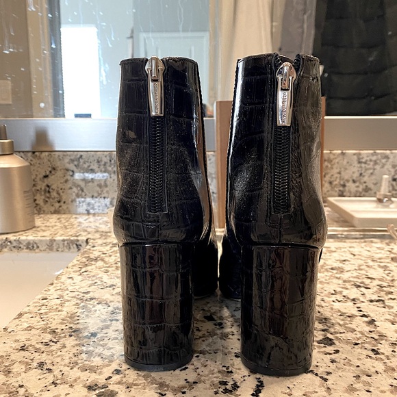 Vince Camuto Benedie Crocodile Booties - Picture 4 of 7